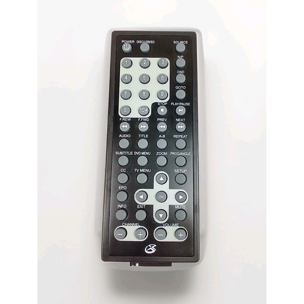 GPX TD930 Black Remote Tested‎ Working